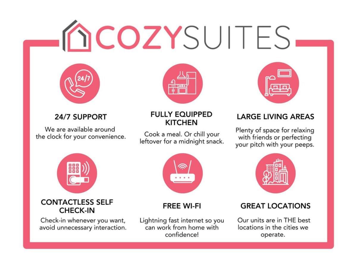 Modern Downtown Apartment 2Br 2Ba By Cozysuites Indianapolis Exterior foto